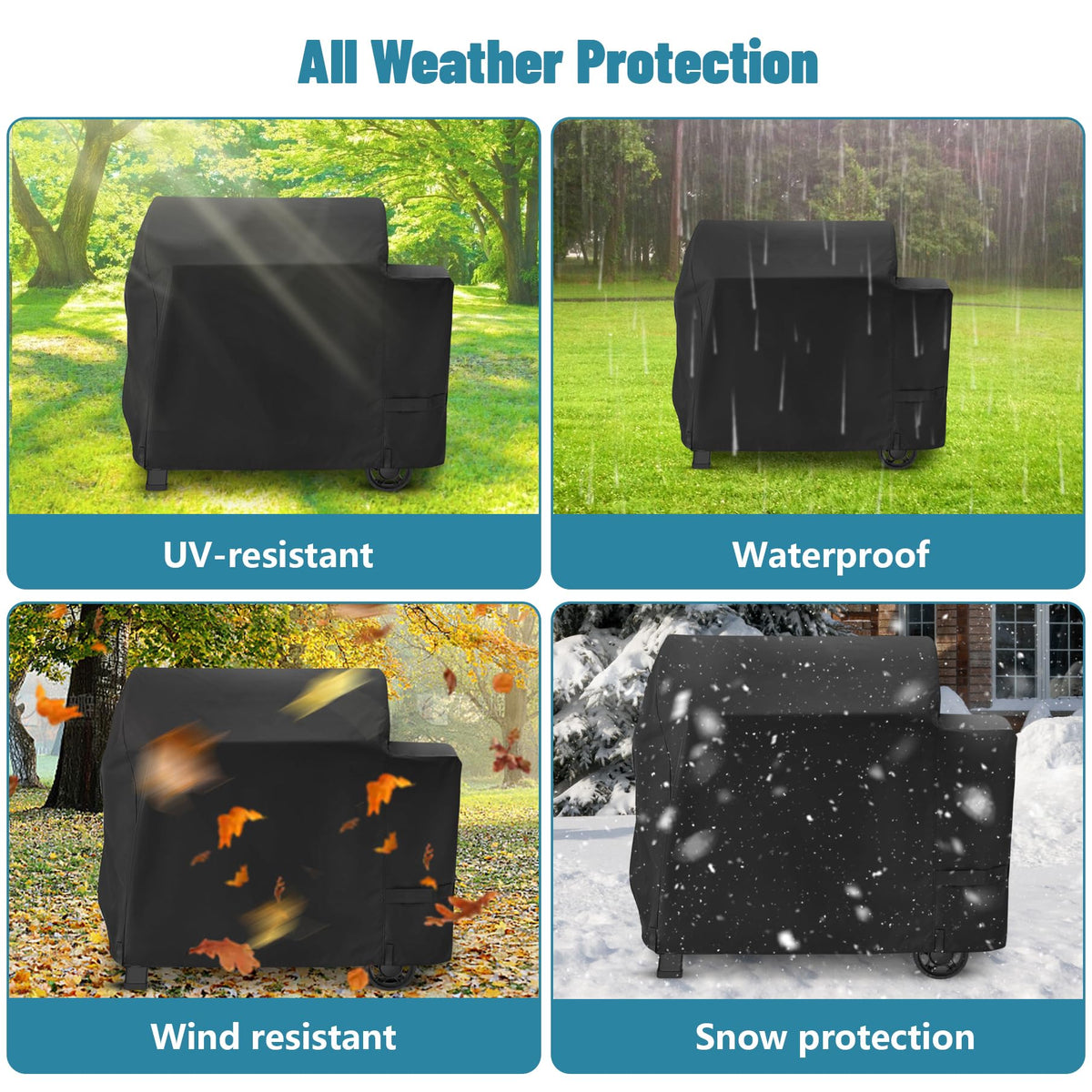 GORGERILA Weber Searwood XL 600 cover durable heavy duty outdoor protection