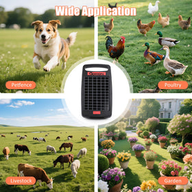 Gorhope portable solar fence charger ideal for remote fences.