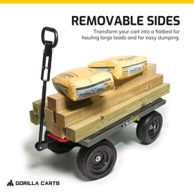 Gorilla Carts easy assembly design for quick setup