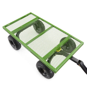 Gorilla Carts Quiet Ride design minimizes rattling during transport.