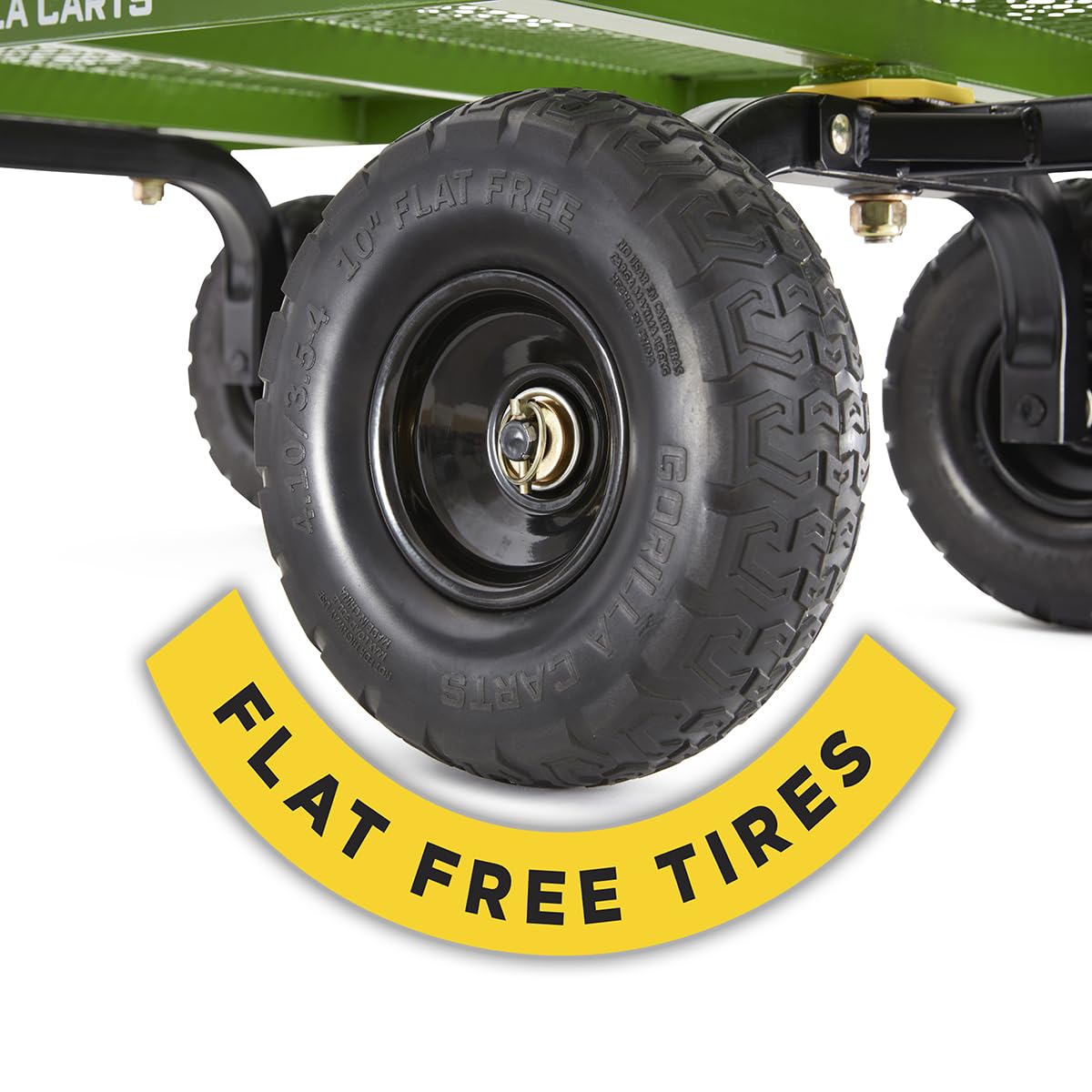 Gorilla Carts 1-year warranty adds long-term value and confidence.