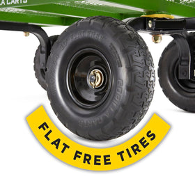 Gorilla Carts 1-year warranty adds long-term value and confidence.