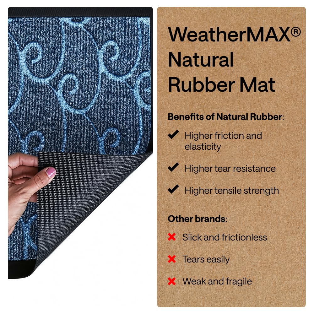 GORILLA GRIP WeatherMAX all-season performance protects floors from snow, rain, mud and sand.