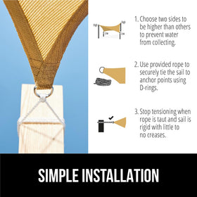 Gorilla Grip breathable fabric promotes airflow for cooler shade.