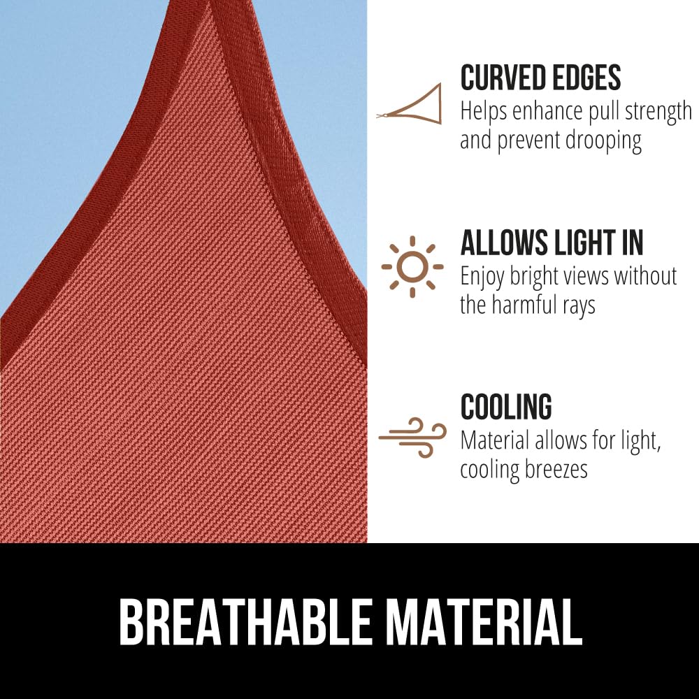 GORILLA GRIP breathable permeable fabric allows breezes and prevents pooling.