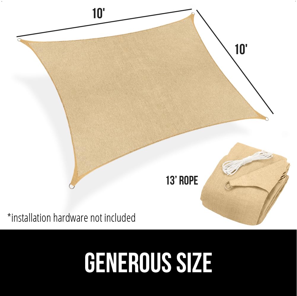 Gorilla Grip shade adapts to natural light for yard use.