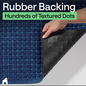 Gorilla Grip covered outdoor space mat designed for all-weather durability