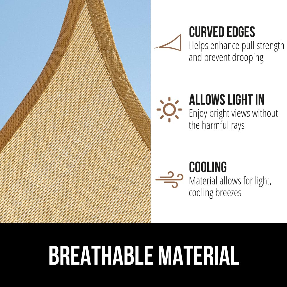 Gorilla Grip curved edge design reduces sag and droop.