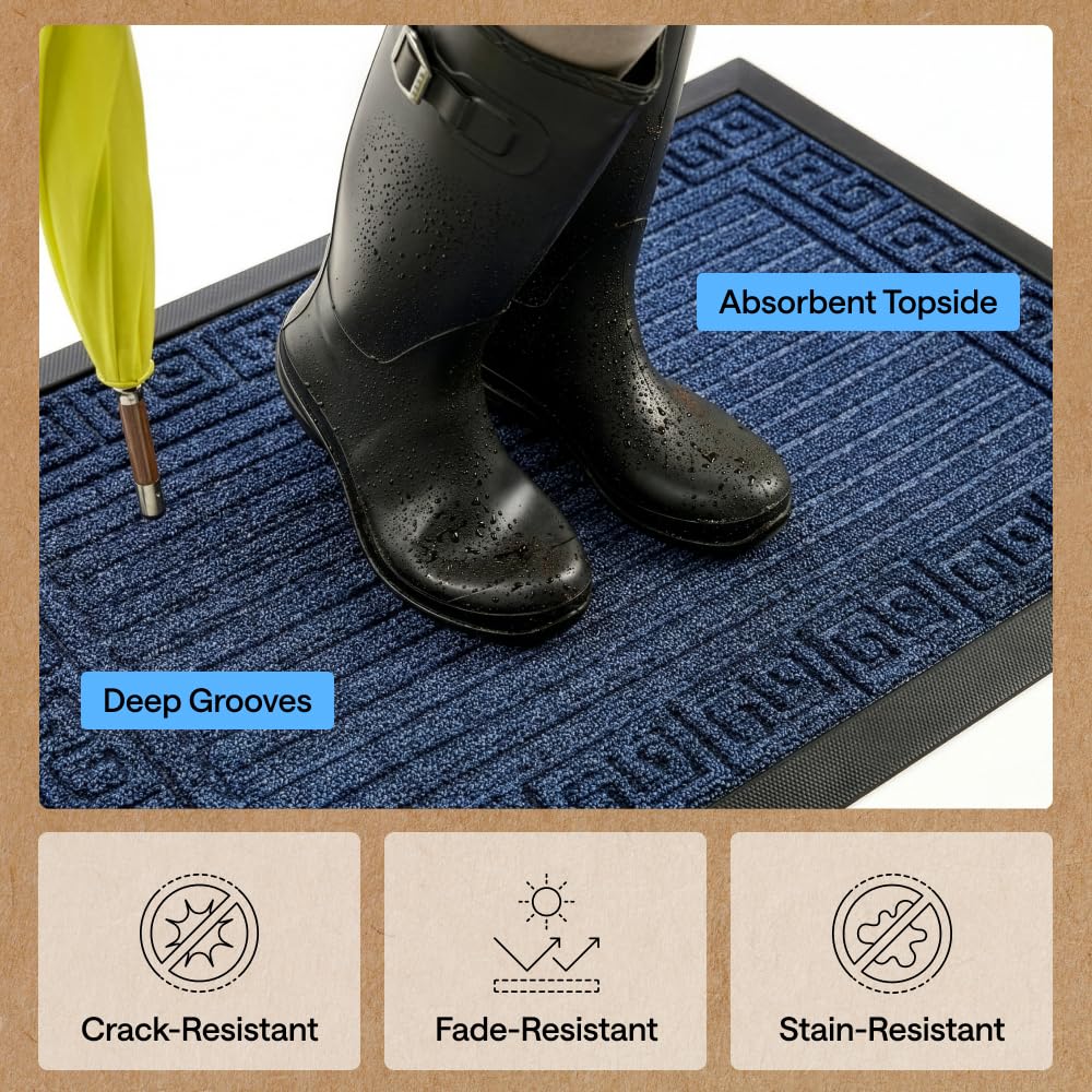 GORILLA GRIP WeatherMax features deep grooves for dirt capture and moisture removal.