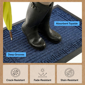 GORILLA GRIP WeatherMax features deep grooves for dirt capture and moisture removal.