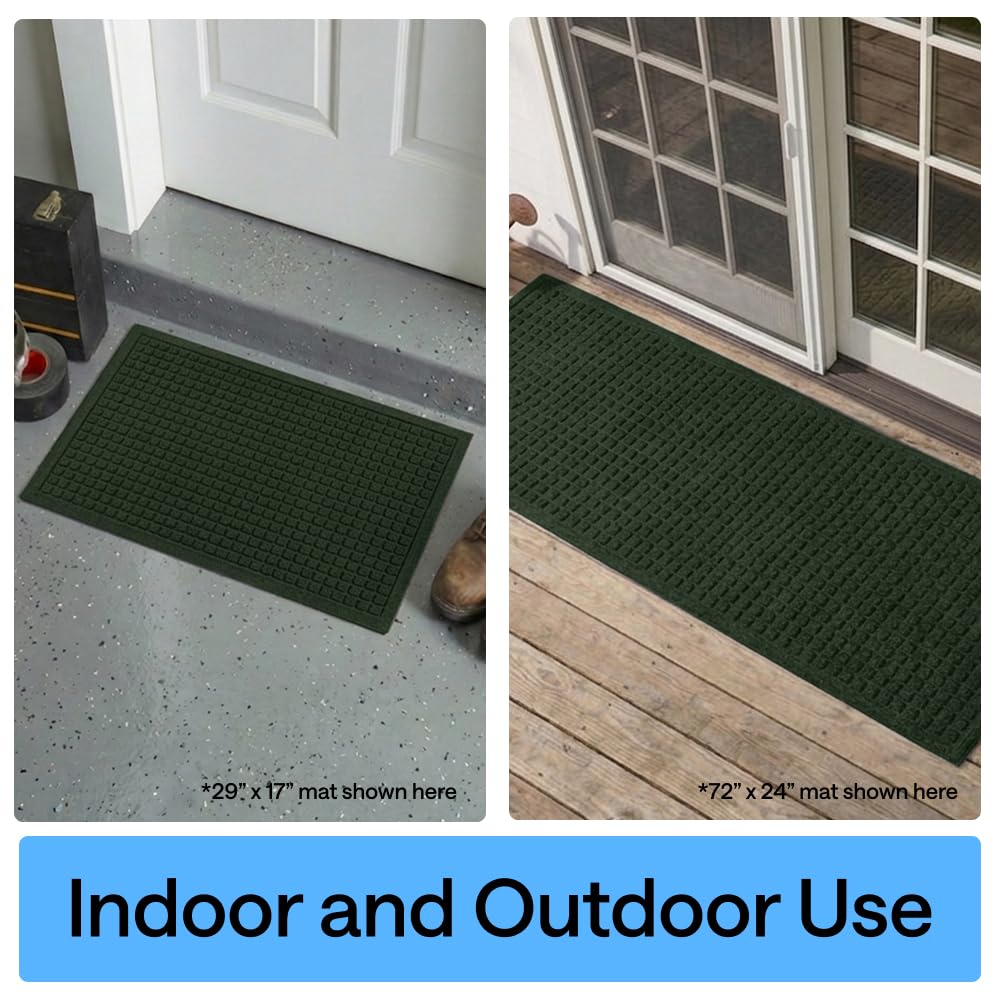 Gorilla Grip green entry mat adds curb appeal and welcome feel