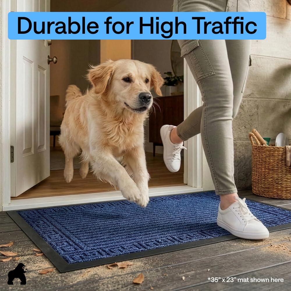 GORILLA GRIP high-traffic door mat suited for busy entrances.