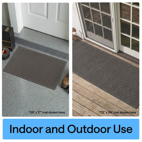 GORILLA GRIP Indoor outdoor versatility for covered porches and entryways