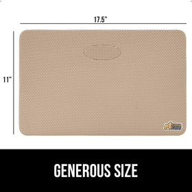 GORILLA GRIP kneeling pad beige outdoor-ready for dirt and moisture