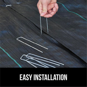 GORILLA GRIP anchor landscape fabric reliably for clean edges