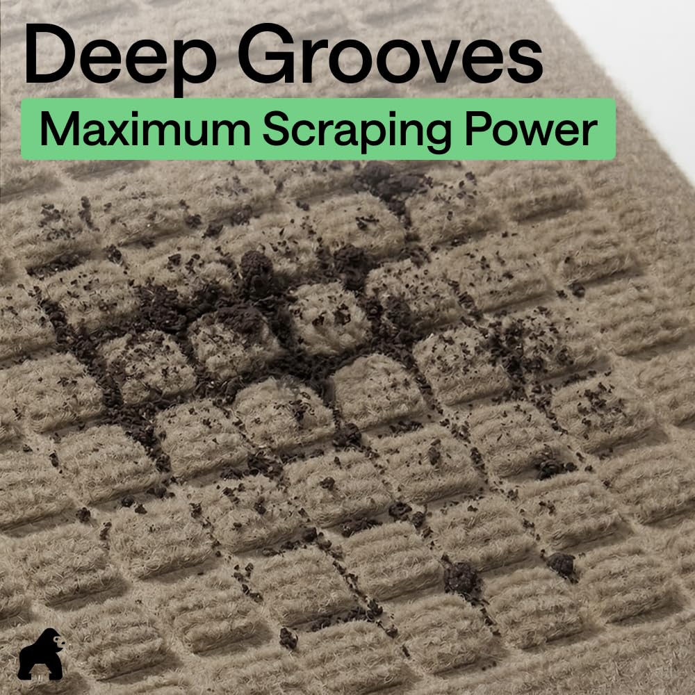 GORILLA GRIP resistant to stains and fading for outdoor use.