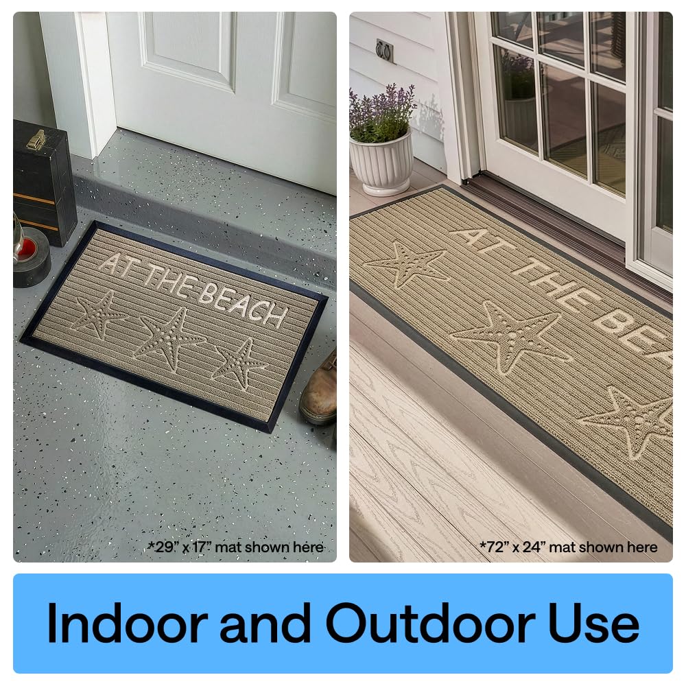 GORILLA GRIP WeatherMAX doormat easy to clean indoors or outdoors