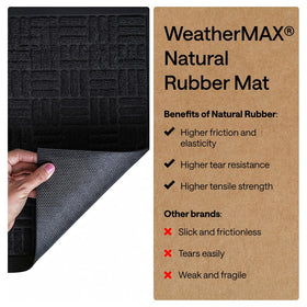 GORILLA GRIP WeatherMAX 58x34 inches covers large entryways for placement