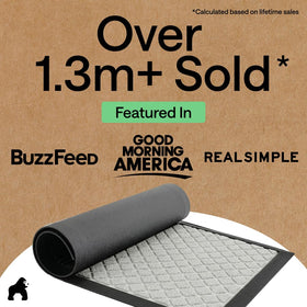 Back of Gorilla Grip WeatherMAX doormat with natural rubber backing for durability