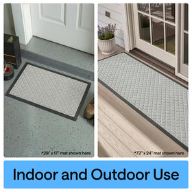 GORILLA GRIP WeatherMAX doormat climate-certified backing.