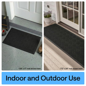 GORILLA GRIP WeatherMAX doormat Climate Partner certified for sustainable home use