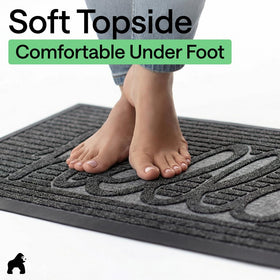GORILLA GRIP WeatherMAX close-up groove detail for mud and moisture management.
