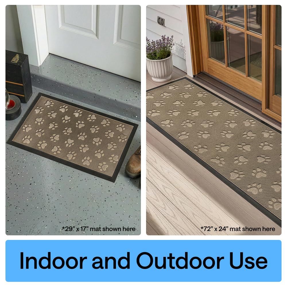 GORILLA GRIP WeatherMAX 35x23 inches covers exterior and interior doors.