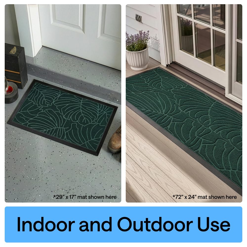 Gorilla Grip WeatherMAX green palm color adds curb appeal.
