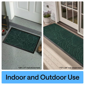 Gorilla Grip WeatherMAX green palm color adds curb appeal.