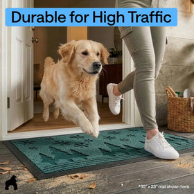GORILLA GRIP WeatherMAX ideal for patio or mudroom in high-traffic zones.