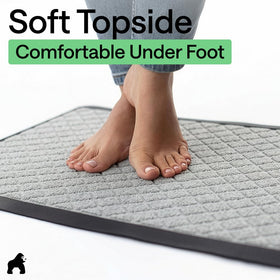 GORILLA GRIP WeatherMAX doormat suitable for indoor and outdoor use.