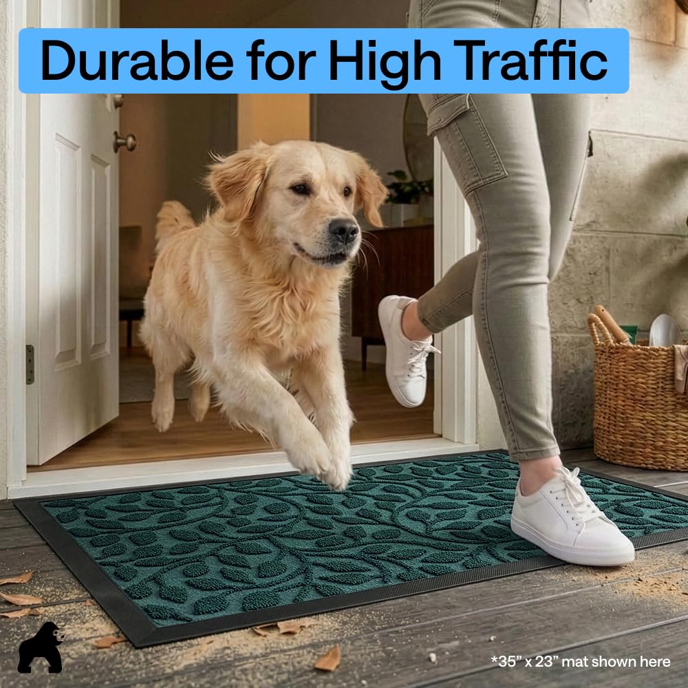Gorilla Grip WeatherMAX suitable for outdoor patios and high-traffic entryways.