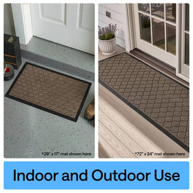 Gorilla Grip WeatherMAX doormat stain fade resistant topside for long-lasting looks