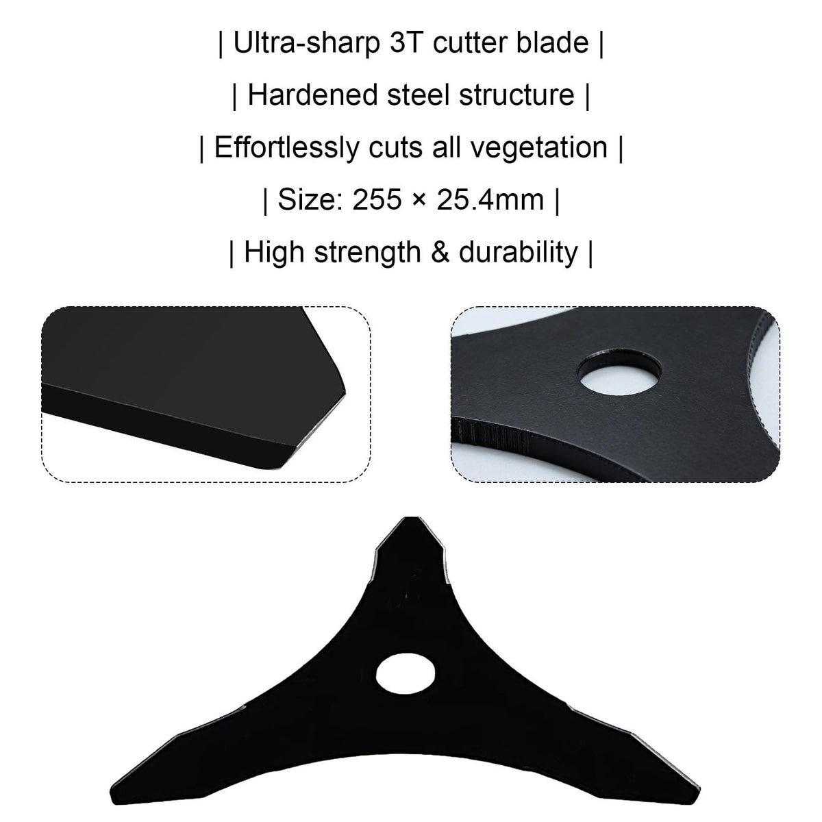 GOROBU carbide-tipped teeth offer extended cutting life and durability.
