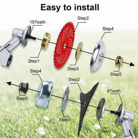 GOROBU heavy-duty brush cutter kit suitable for tough landscaping tasks.