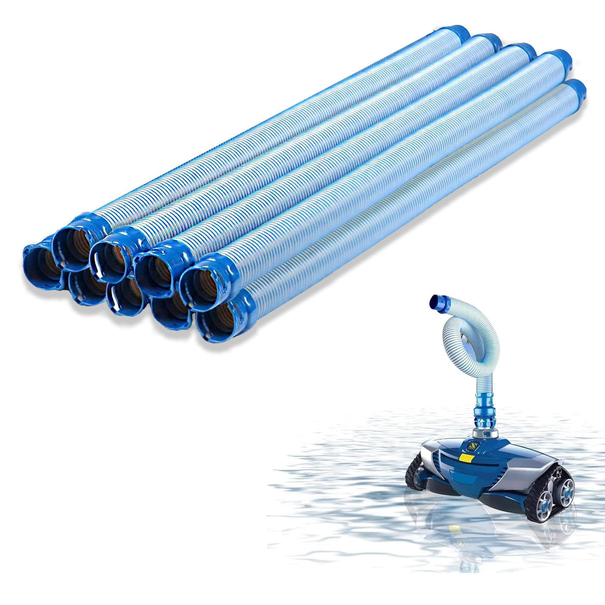 GOROBU pool cleaner hose 39-inch assembly for easy replacement and extended cleaner life.