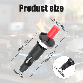 Gosknor piezo spark igniter length 90mm for easy retrofits.