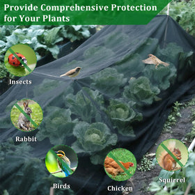 Gotorido garden netting water-permeable design supports irrigation and feeding.