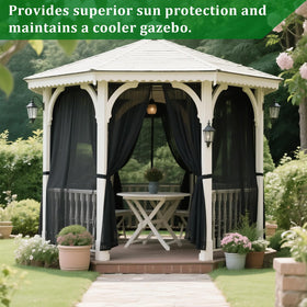 Gotorido mosquito netting cut-to-fit for custom shapes and spaces.