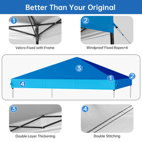 GOTRUTH waterproof 300D fabric close-up for rain protection