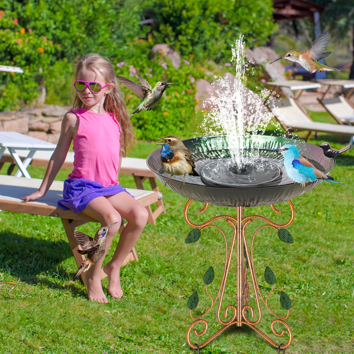 Gouisalin removable basin enables quick seed feeder conversion