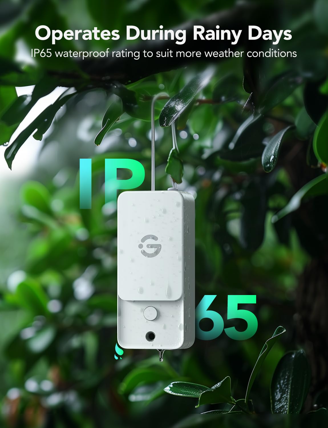 GoveeLife H5107 compact outdoor sensor offers flexible placement options