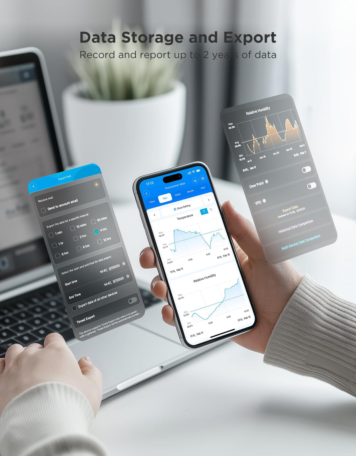 GoveeLife H5110 with optional WiFi gateway for remote monitoring via app