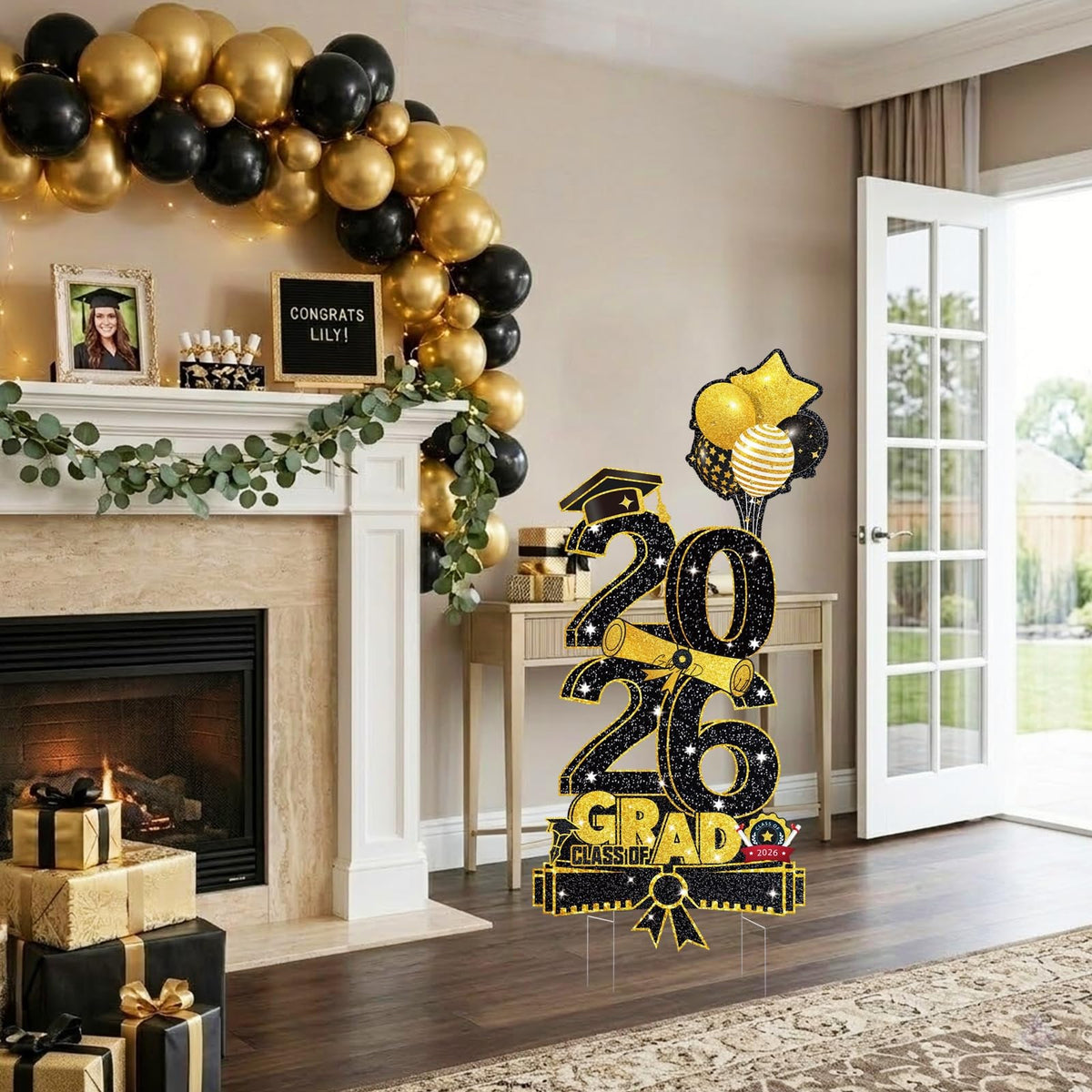 Govpy 2026 display for indoor or outdoor graduation events.