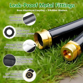 GOXAWEE tangle-resistant inner tube and fabric cover prevent knots during winding