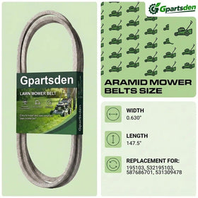 Gpartsden compatibility graphic for Husqvarna, Sears, Craftsman and Jonsered