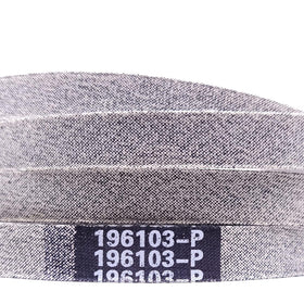 Gpartsden dimensions: belt length 148 inches and width 5/8 inch