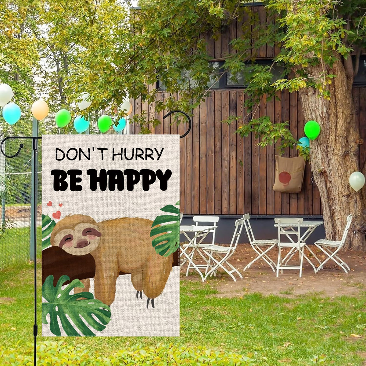 GPGHE 12-5x18 inch flag fits standard stands and brings whimsy.
