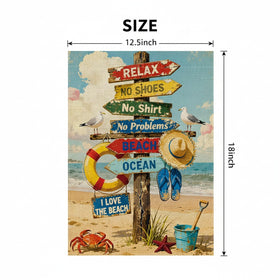 GPGHE Beach Decor flag double-sided printing ensures clear imagery from both sides.