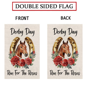 GPGHE double-sided garden flag prints vividly from both sides.
